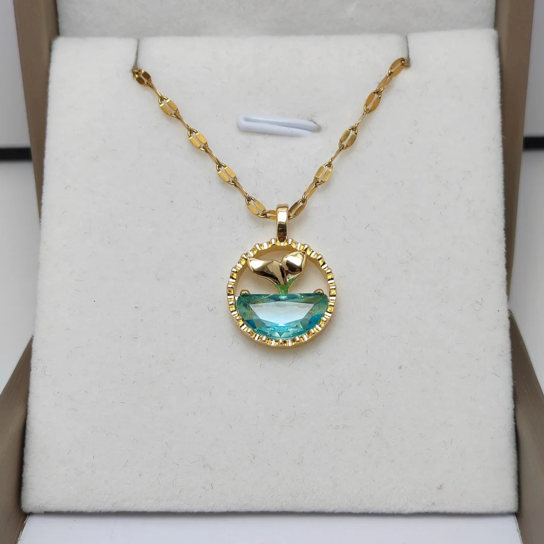Heavy-Duty Ocean Whale Design Necklace