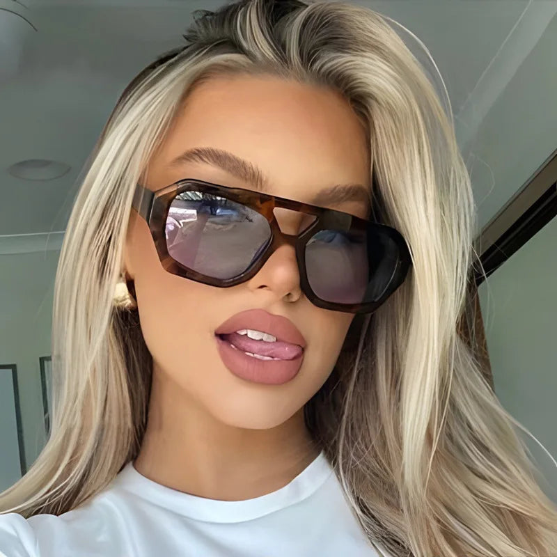 Fashion Irregular Square Sunglasses