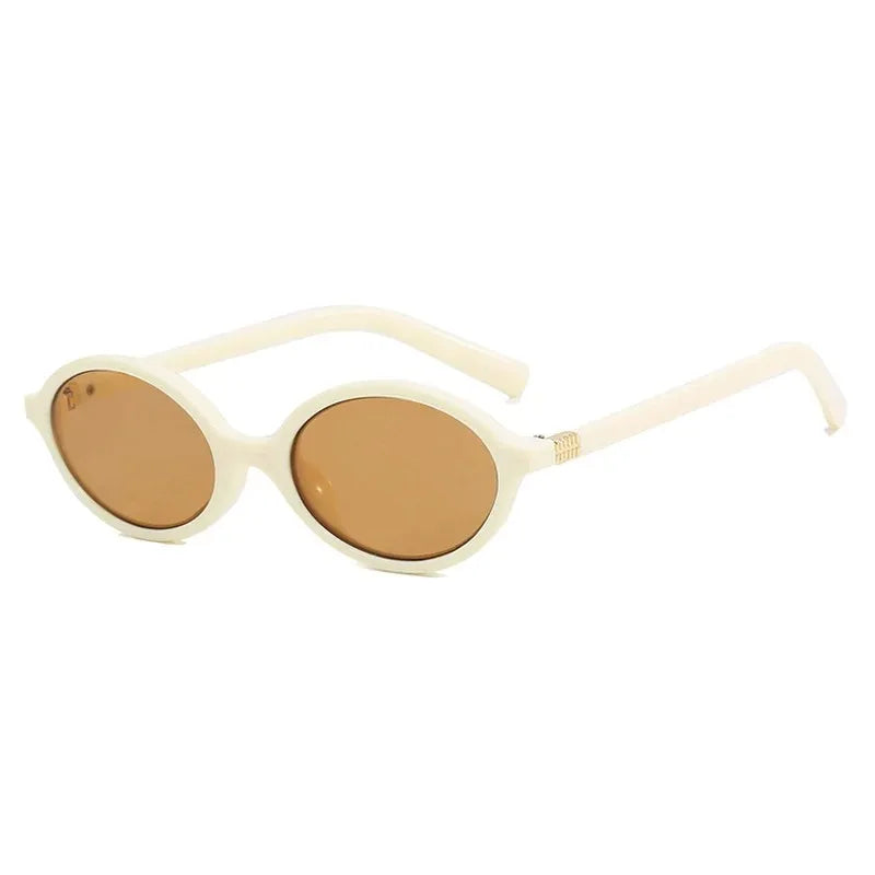 Small Oval Leopard Sunglasses