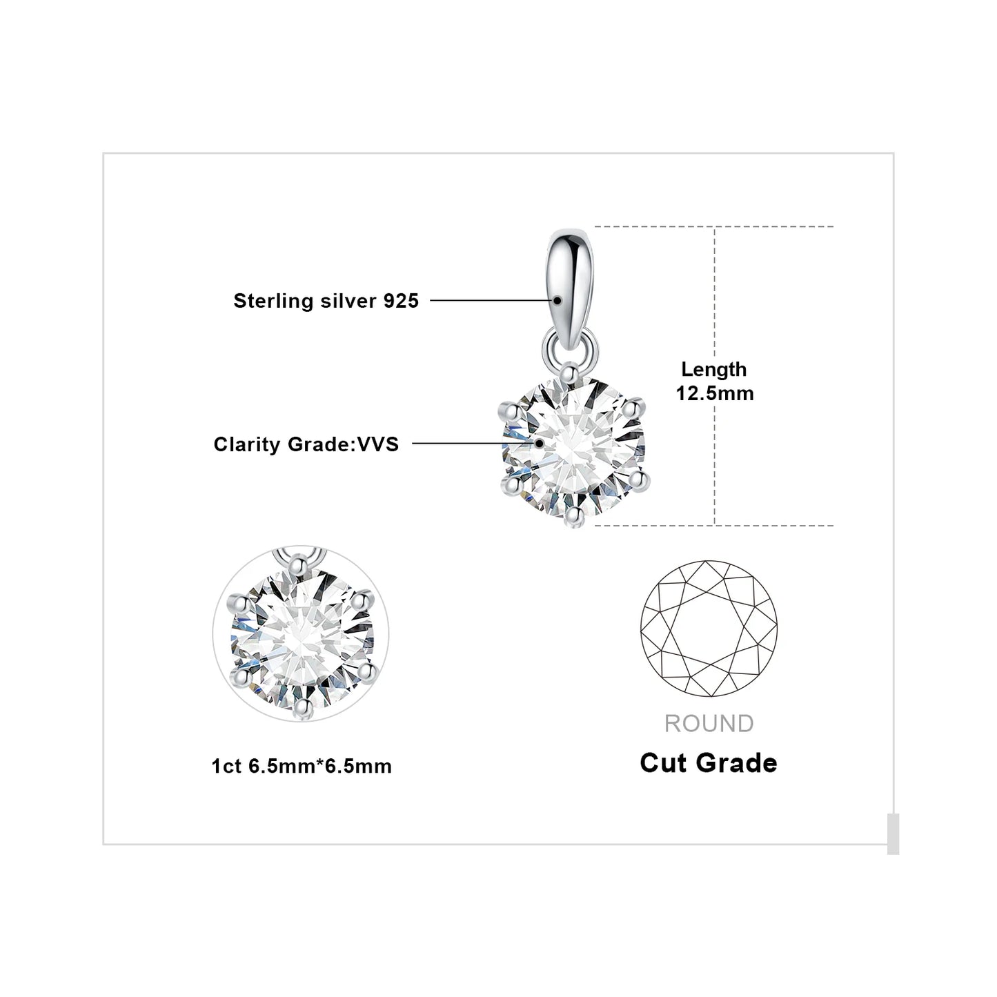 JewelryPalace Moissanite