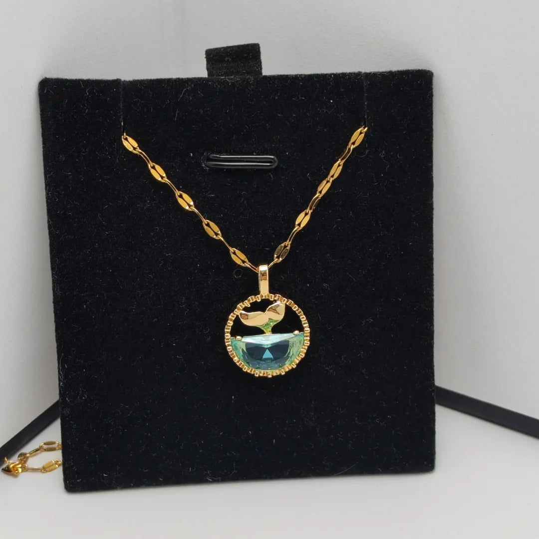 Heavy-Duty Ocean Whale Design Necklace