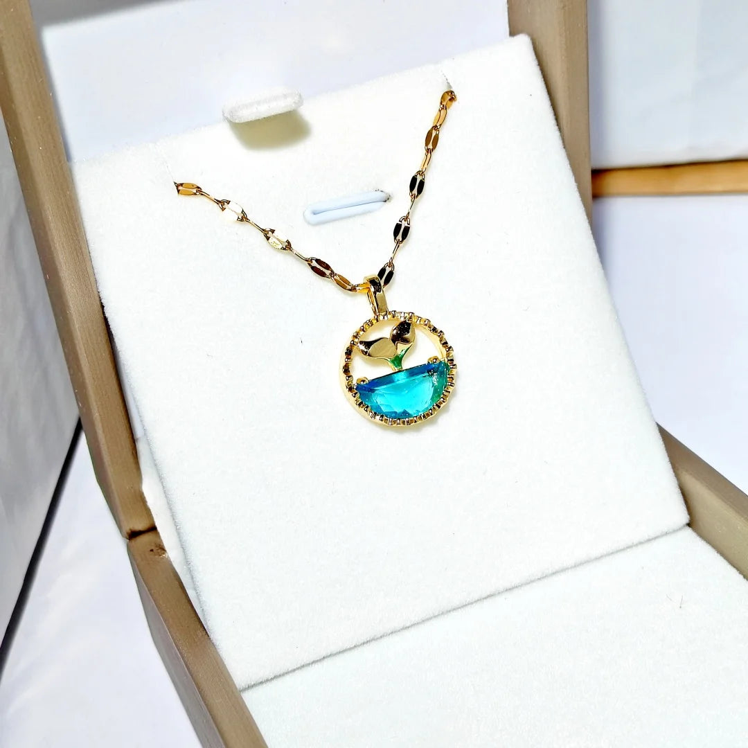 Heavy-Duty Ocean Whale Design Necklace