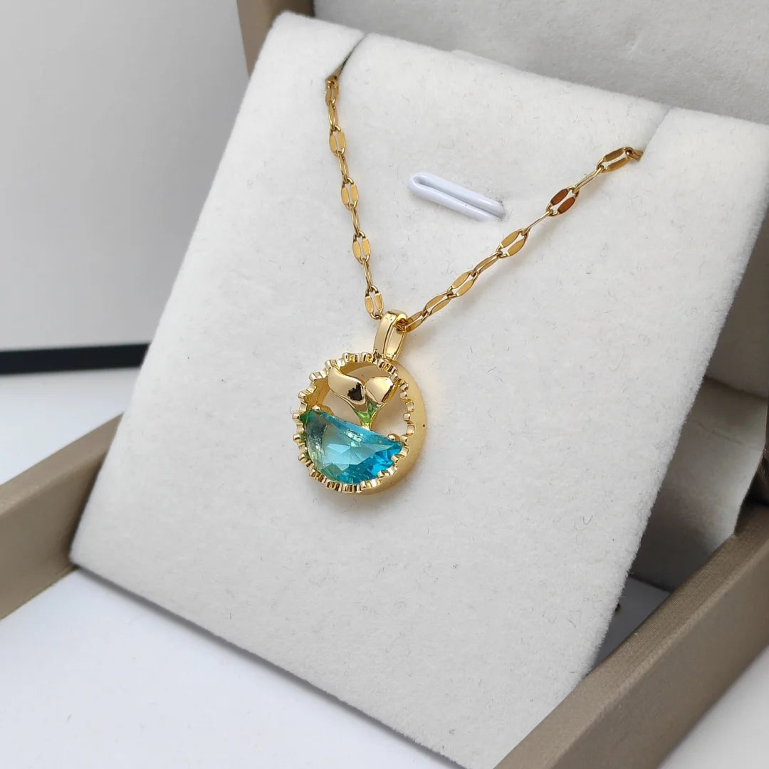 Heavy-Duty Ocean Whale Design Necklace