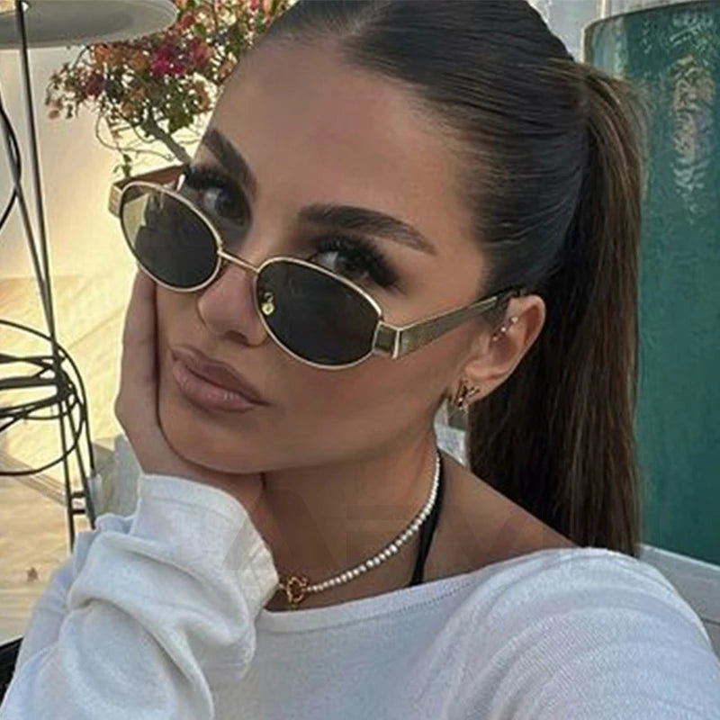 Fashion Oval Sunglasses