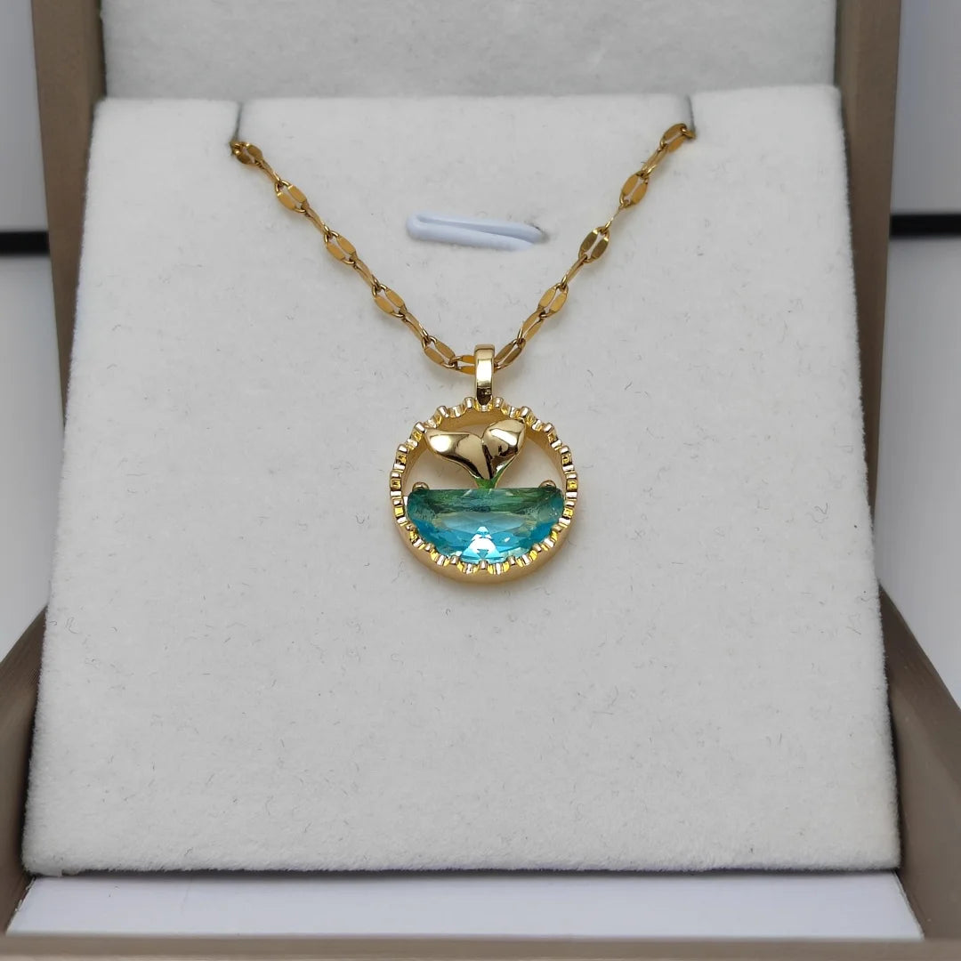 Heavy-Duty Ocean Whale Design Necklace