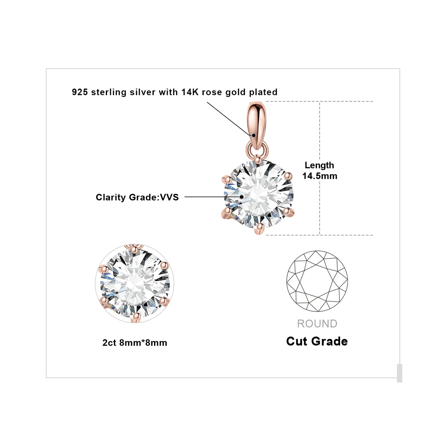 JewelryPalace Moissanite