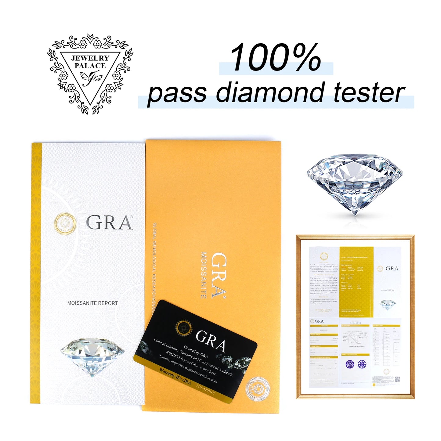 JewelryPalace Moissanite