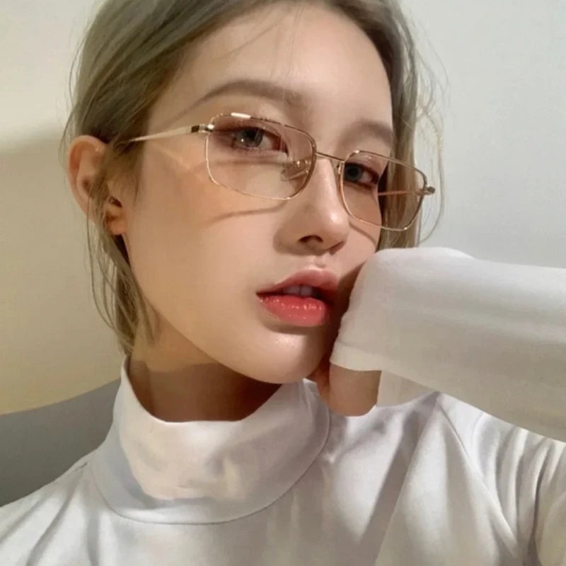 Y2K Harajuku Small Square Frame Glasses