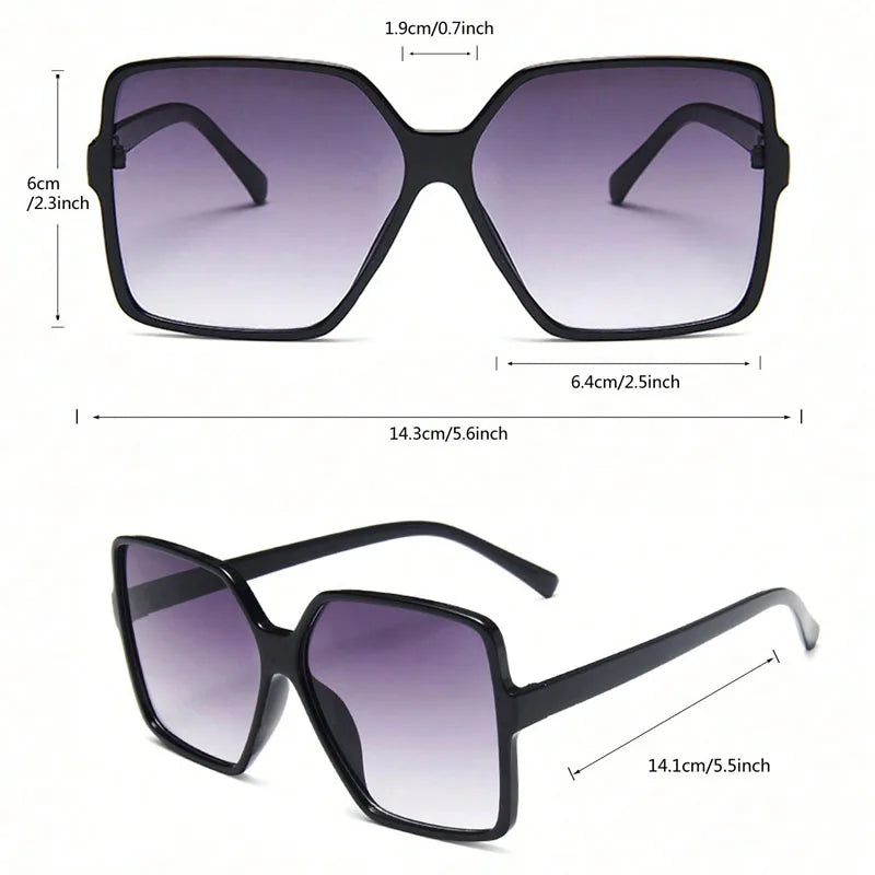 Oversize Square Sunglasses