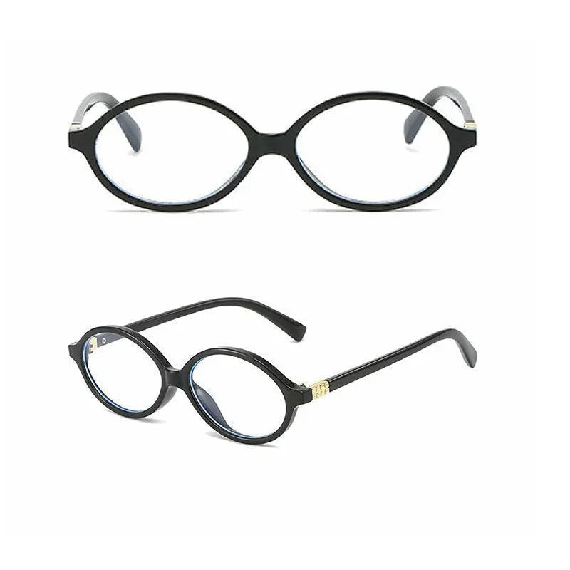 Oval Leopard Glasses Anti-blue Eye