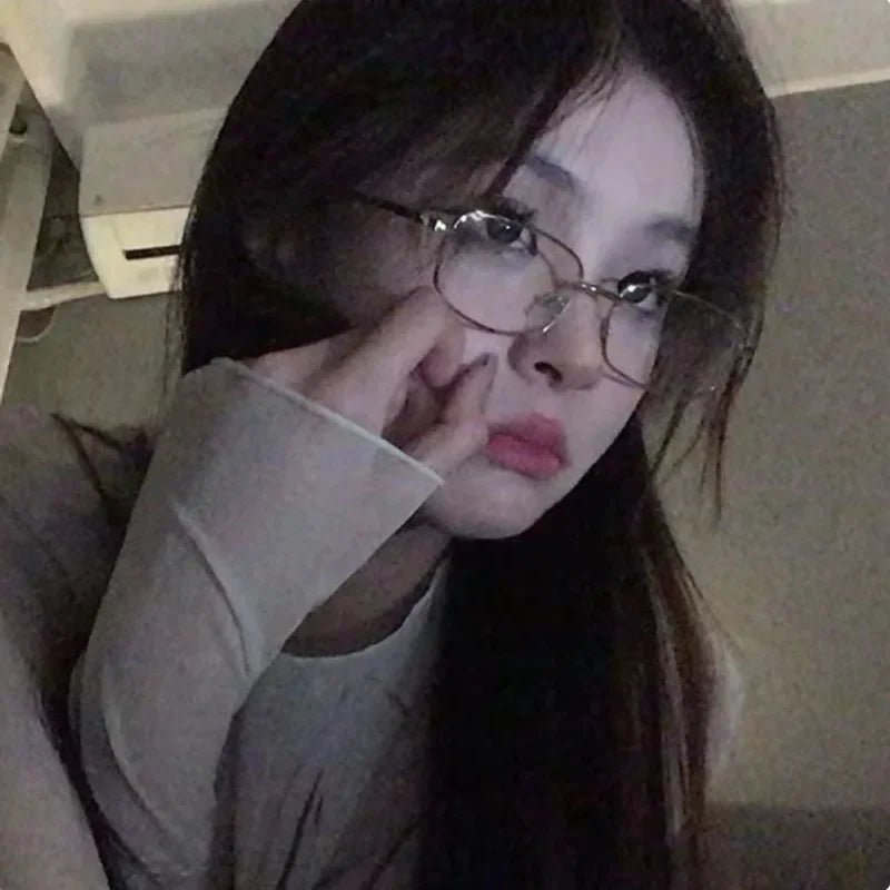 Y2K Harajuku Small Square Frame Glasses