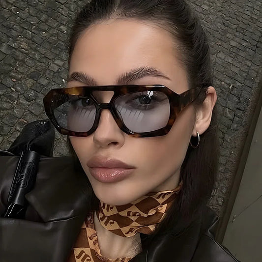 Fashion Irregular Square Sunglasses