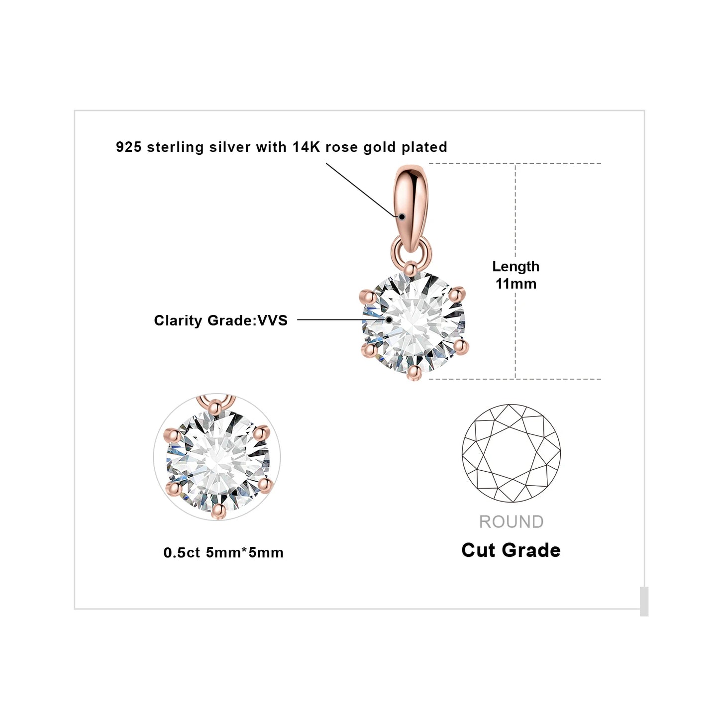 JewelryPalace Moissanite