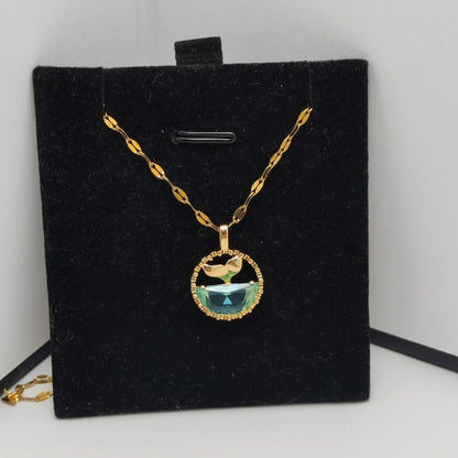 Heavy-Duty Ocean Whale Design Necklace