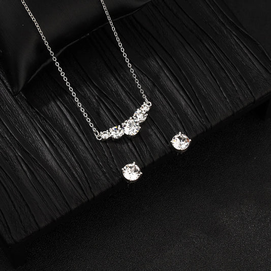 Fashion sparkling zircon pendant necklace