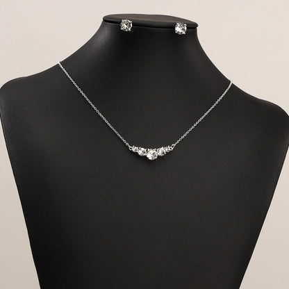 Fashion sparkling zircon pendant necklace