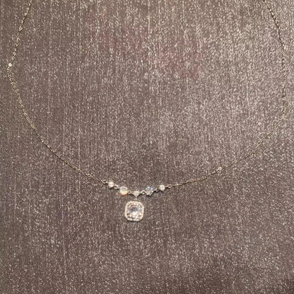S925 Sterling Silver Zircon Pendants Necklaces
