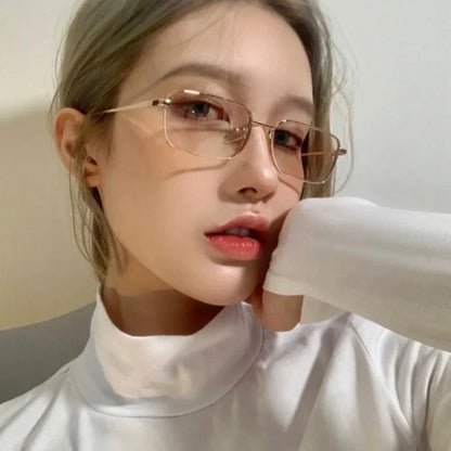 Y2K Harajuku Small Square Frame Glasses