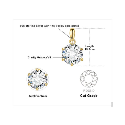 JewelryPalace Moissanite