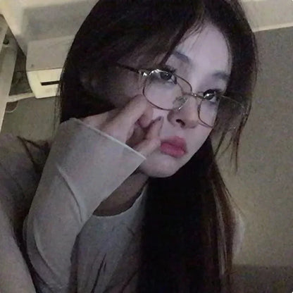 Y2K Harajuku Small Square Frame Glasses